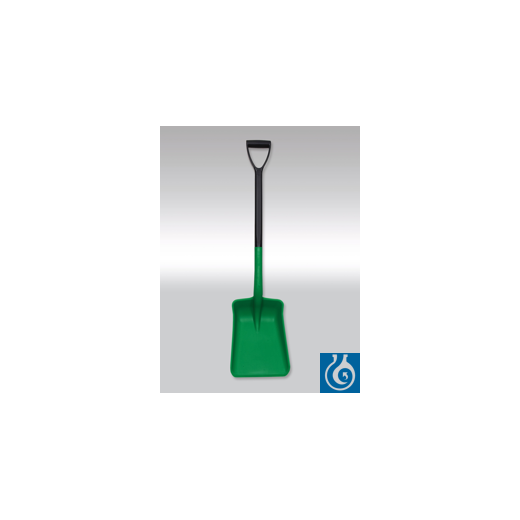 Industrial scoop, PP green, WxDxL 26x35x105cm