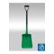 Industrial scoop, PP green, WxDxL 26x35x105cm