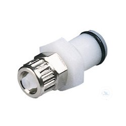 CPC Coupling, POM, with valve, screw connection Ø...