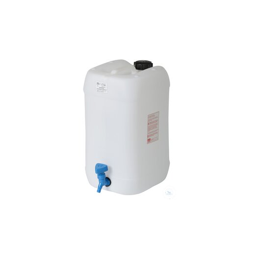 WK25 behroplast canister 25 l white with welded tap