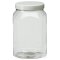 PWG2000 behroplast PET-Weithalsdosen glasklar, m.Verschluss, 2000 ml (Pck 10