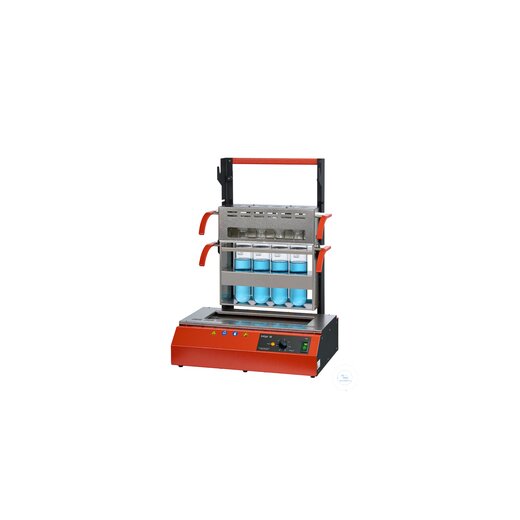 Inkjel475M behrotest digestion apparatus for 4x750 ml vessels, complete, ready for use