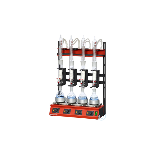R104 behrotest series heater for the extraction of 100 ml with 4 equal places