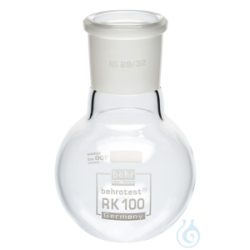 RK100 behrotest round bottom flask 100 ml, NS 29