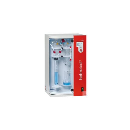 S3 behr Wasserdampfdestilliergerät teil teilautomatisch Zugabe von H2O, NaOH und