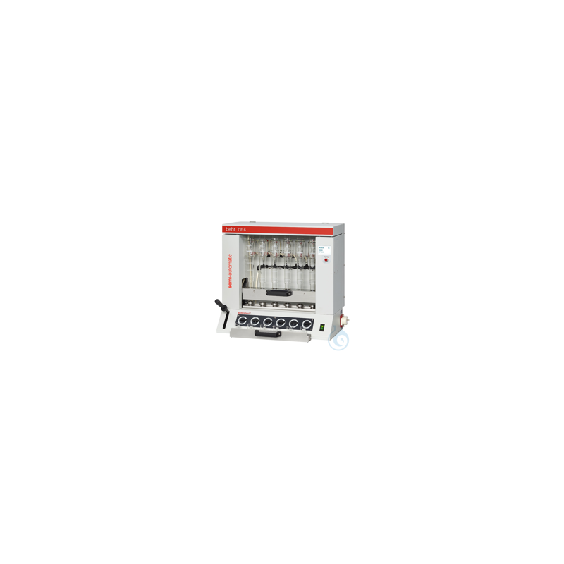 CF6 behrotest analysis unit for the determination of crude fibre with 6 ...