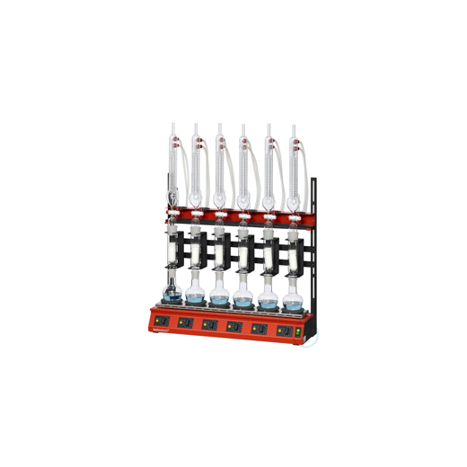 R106T-FB behrotest series heating apparatus extraction acc. to Twisselmann for 6 position