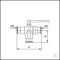 3-Wege-Kugelhahn manuell DN 25 KF, Typ DN 25 DN...KF, A 130 mm, B 65 mm Leckrat