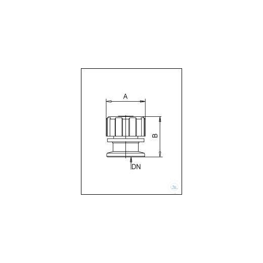 Überdruck-Schutzventil OPV 16 offen, Typ OPV 16 DN...KF, A 31 mm, B 32 mm