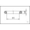 KF-O sealing rings Viton DN 40, type DN 40 KF, A 42 mm, B 5 mm