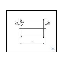 KF-Zwischenstück Edelstahl DN 16, kurz, Typ DN 16...