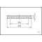 ISO-K-Blindflansch Edelstahl DN 250, Typ DN 250 ISO-K, A 261 mm, B 290 mm, C 12
