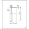 ISO-K flange with short pipe stainless steel DN 100, type DN 100 ISO-K, A 108 mm, B
