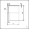 ISO-K flange with long pipe stainless steel DN 63, type DN 63 ISO-K, A 76.1 mm, B 3.6