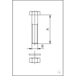 CF screw set stainless steel M4 x 20 for DN 16, type DN...