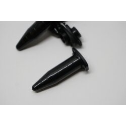 Reaktionsgefäße Mikrozentrifugenröhrchen 1,5 ml schwarz Röhrchen