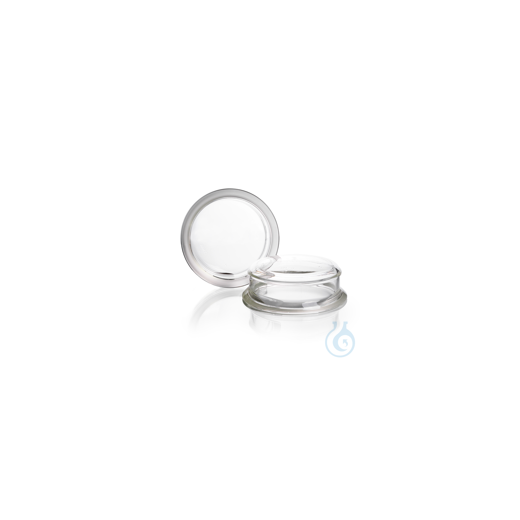 DURAN® blank for flat flange cover, high form, ground