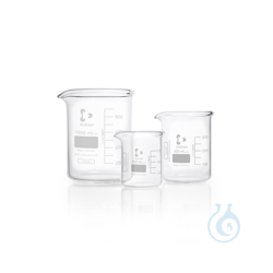 DURAN® SUPER DUTY Becher, niedrige Form, mit Ausguss,...