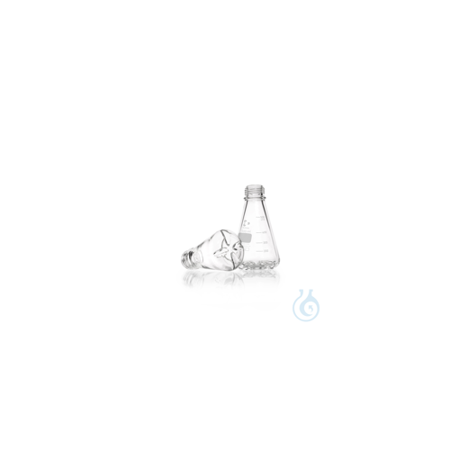 DURAN® Sickle flask, with GL 45 thread