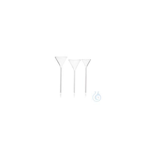 DURAN® Funnel, with long handle, Bun funnel