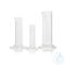 DURAN® graduated cylinders, hexagonal foot, class B, low form, white scale