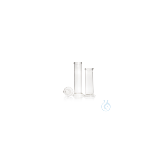 DURAN® Standzylinder, mit rundem Fuß und Prägung, ohne Teilung