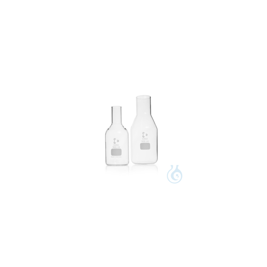 DURAN® Nährbodenflasche, mit geradem Rand, für Glaskappen