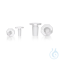 DURAN® glass stoppers, clear, standard ground, octagonal