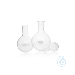 DURAN® Rundkolben, Enghals, mit Bördelrand