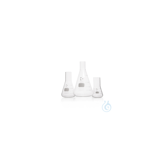 DURAN® Culture flasks, Erlenmeyer shape, straight neck, for metal caps