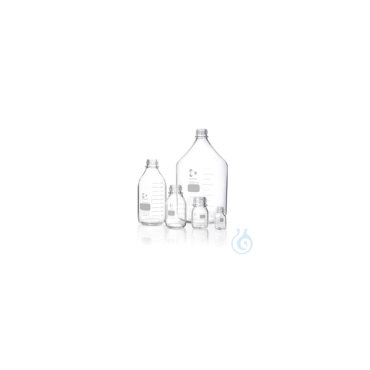 DURAN® Original laboratory bottle, clear, with DIN 168-1 thread, graduated