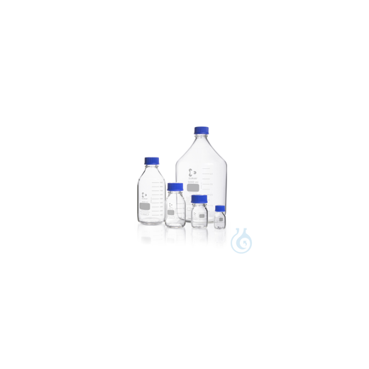 DURAN® Original Laborflasche, klar, mit DIN 168-1 Gewinde, graduiert