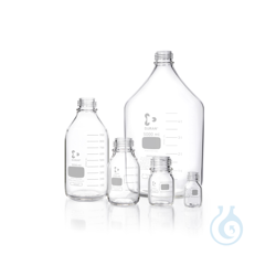 DURAN® Original Laborflasche, klar, mit DIN 168-1...