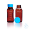 DURAN® YOUTILITY® GL 45 Laborflasche, braun, mit Schraubverschluss und Ausgieß