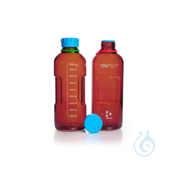 DURAN® YOUTILITY® GL 45 laboratory bottle, amber,...