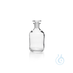 Stand-up bottle, narrow neck, soda-lime glass, clear,...