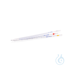 Graduated pipette, soda lime, class AS, type 1, blue...