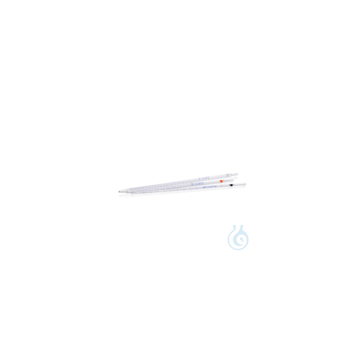 Graduated pipette, soda lime, class AS, type 3, blue pressure, CoC, batch certificate