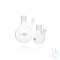 DURAN® Two-neck round bottom flask, with NS, slanted side neck