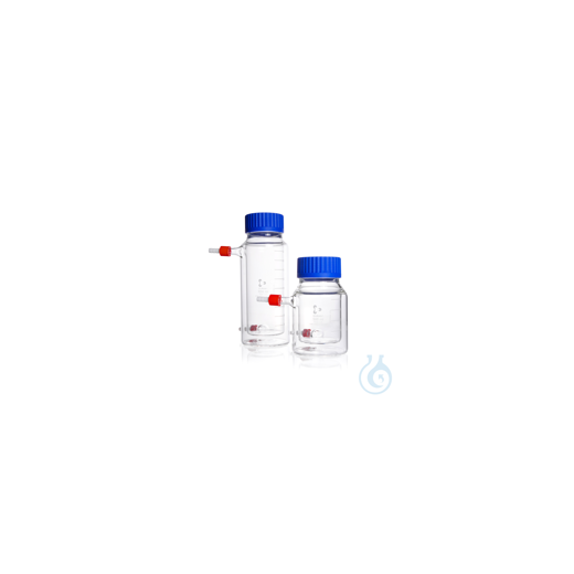 DURAN® GLS 80®Laborflasche, doppelwandig (ummantelt), Weithals, klar