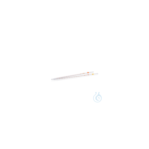 Graduated pipette, of soda-lime glass, class B, type 1, brown diffusion pressure