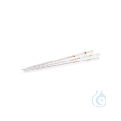 Graduated pipette, of soda-lime glass, class B, type 3,...