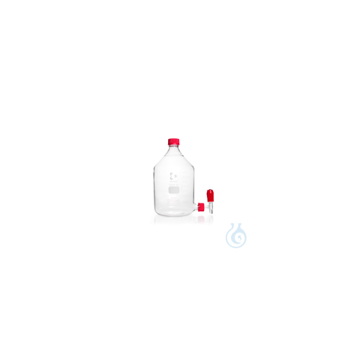 DURAN® Stutzenflasche, mit GL 45 Gewinde und GL 32 Bodentubus-Seitenarm