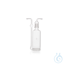DURAN® Gas wash bottle, with fused-in filter plate,...