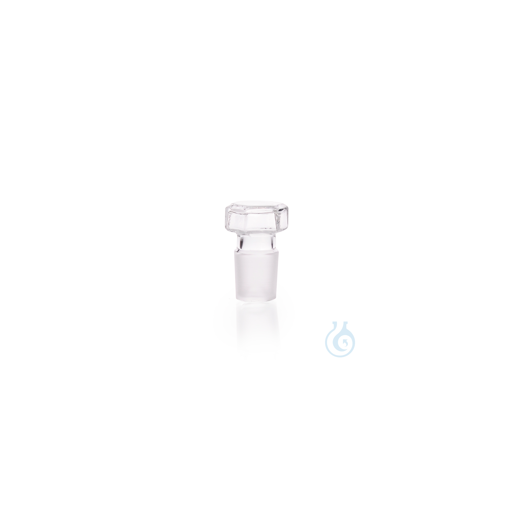 DURAN® Sechskanthohlstopfen, Kurzschliff, flach, geschliffen