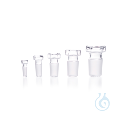 DURAN® hollow hexagonal plugs, flat, DG ground