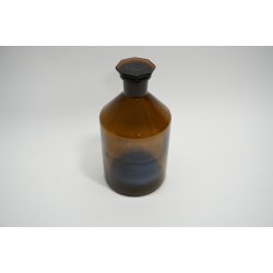 1000mL, Apothekerflaschen, braun, Laborglas, Steilbrustflasche, NS29/32