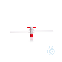 DURAN® One-way stopcock, 1:5 pitch, with PTFE plug,...