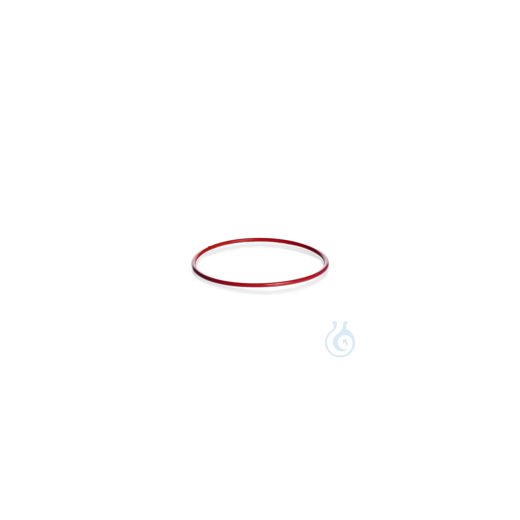 O-ring, red, FEP-coated, not suitable for desiccators