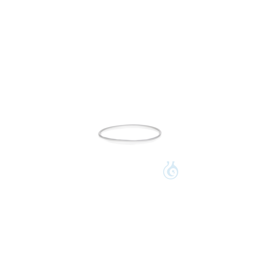 O-Ring, Transparent, aus Silikon (VMQ), nicht für Exsikkatoren geeignet
